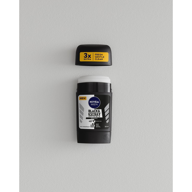 Nivea Antiperspirant Pen Black & White Original, 50 ml