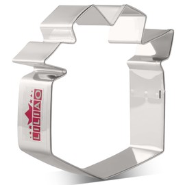 LILIAO Gift Box Present Cookie Cutter, 3.1" Wide x 3.2" Tall x 1" Deep, Stainless Steel