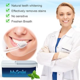 MySmile Polvo de dientes para blanquear los dientes | Pasta de dientes en polvo para blanquear los dientes, Blanqueador de dientes Eliminador eficaz d