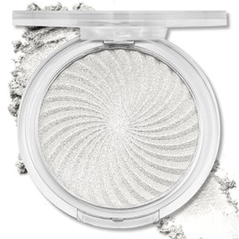 Janwana Highlighter Makeup Palette Shimmer Glitter Sparkly Face Body Illuminator Highlighter Makeup Kit Long Lasting Highly Pigmented Palette #1 Tulip White