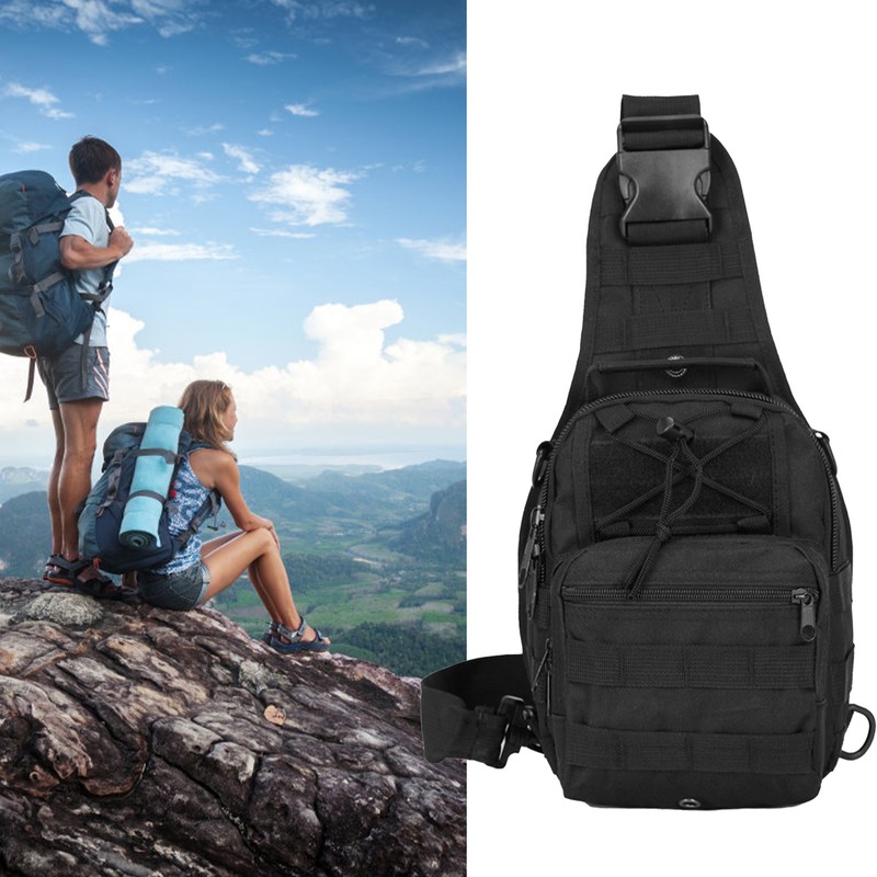 Men Chest Bag Oxford Cloth Sling Backpack Casual Shoulder Bag
