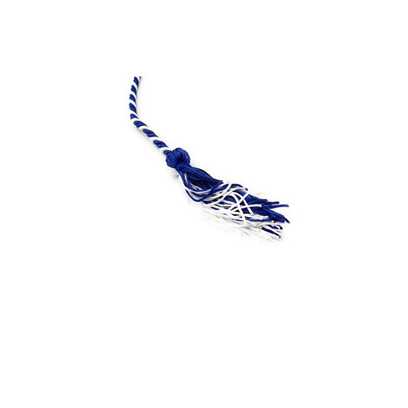 Graduation Honor Cords (Royal Blue and White)