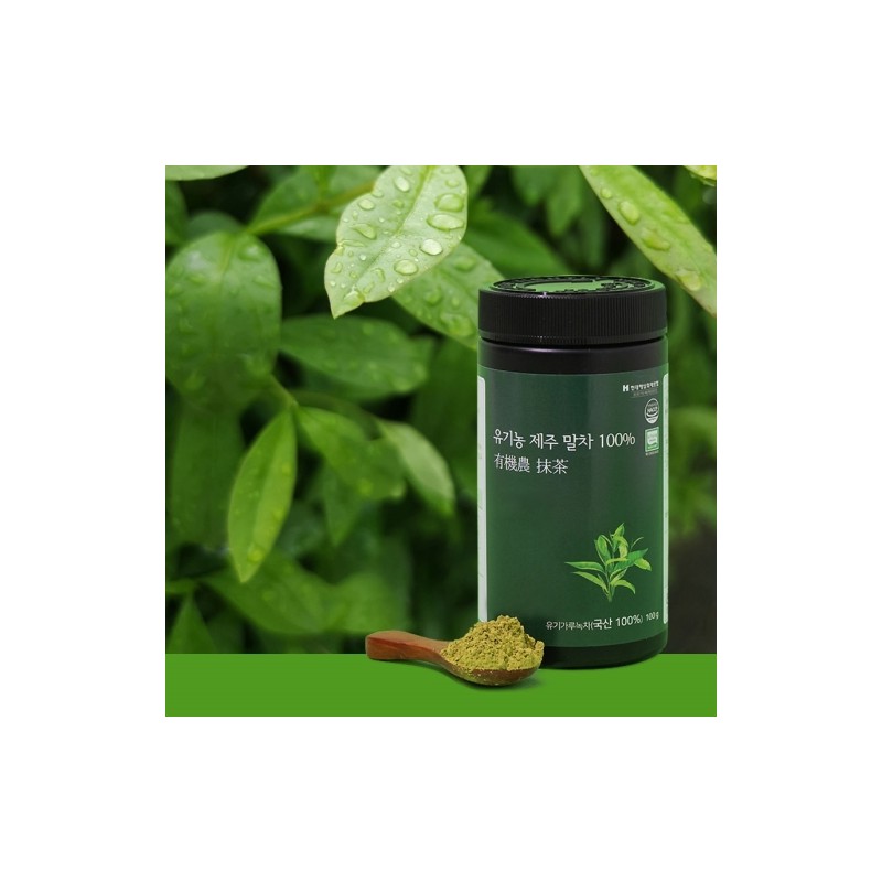 Wellus Organic Jeju Matcha 100% 100g / 웰러스 유기농 제주