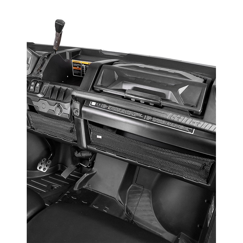 KEMIMOTO UTV Dash Storage Cargo Compartment Nets for Can Am