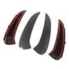 Pair of Rear Bumper Side Vent Spoiler Trim Left Right