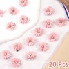 JOYOYO 20 Pcs Mini Flower Clips,Hair Clips with Flower Design