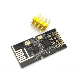 BuyWeek NRF24L01 + PA + LNA radio module, GT-24 digital transmission radio module NRF24L01+PA+LNA patch Electronic components