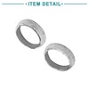 ACROPIX 2pcs Car Exhaust Test Tube Header Manifold Downspout Donut