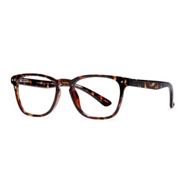 Felix Gray Filtered Blue Light Blocking Computer Glasses - Anti-Eyestrain, Stylish Computer Eyewear, UV & Glare Protection (Keyword Amber Tortoise)