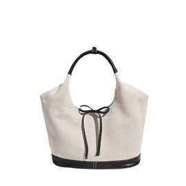 Muzhilun Women's Grass Knitting Bag, Summer Bag, Fashionable Popular Handbag, Knitting Basket, Shoulder Bag, For Travel Vacations, Elegant, Large, Woven Bag, Simple Large Capacity, Shoulder Bag, Beach