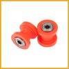 Partuto 2pcs 8mm Chain Tensioner Roller Slider Pulley Wheel Idler