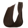SURNEL Tape in Hair Extensions Human Hair 16 inch Tape