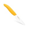 Kyocera Advanced Ceramic Revolution Series 3-inch Paring Knife, Yellow Handle,