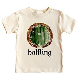 Halfling Toddler Shirt - 100% Cotton - Availabe in White or Cream (4T, Cream)