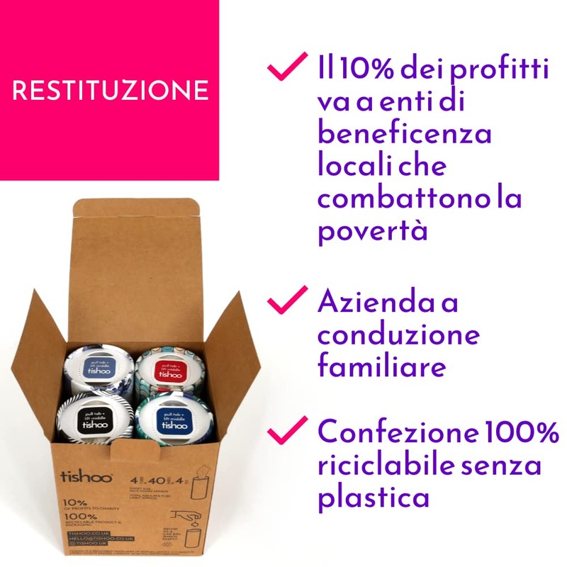 tishoo Fazzoletti Ultra Luxury a 4 Veli con Acido Ialuronico