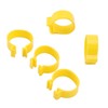 100PCS Chicken Ankle Rings Reusable Plastic Duck Leg Bands Clips