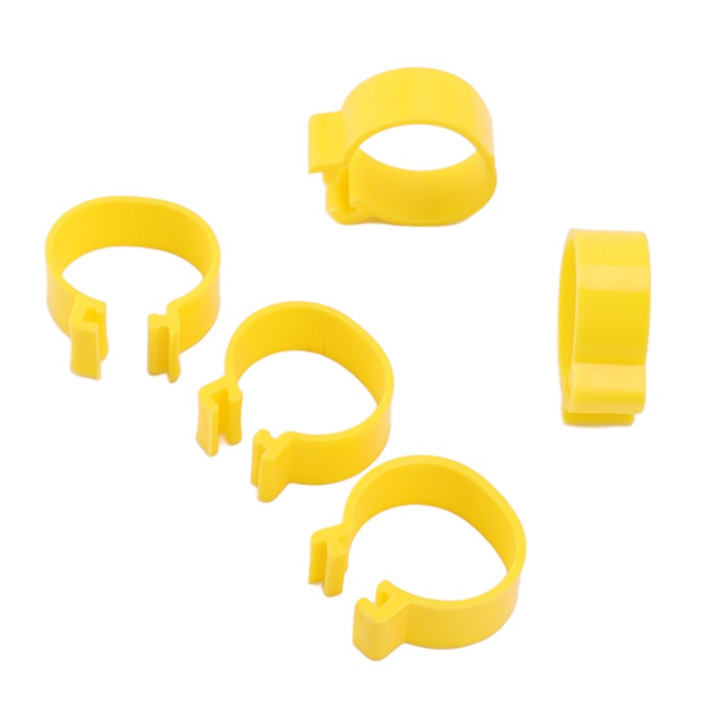 100PCS Chicken Ankle Rings Reusable Plastic Duck Leg Bands Clips