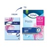 TENA Pads InstaDRY Extra Long Length, Pack of 6