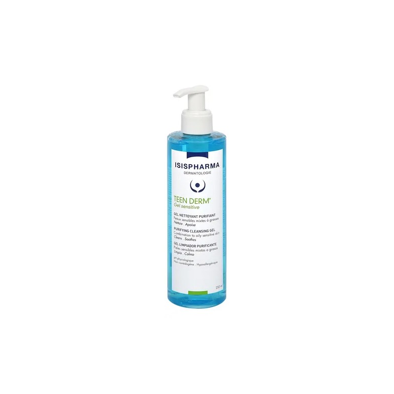Teen Derm Gel Exfoliante Limpieza Facial Piel Grasa 150ml Sin