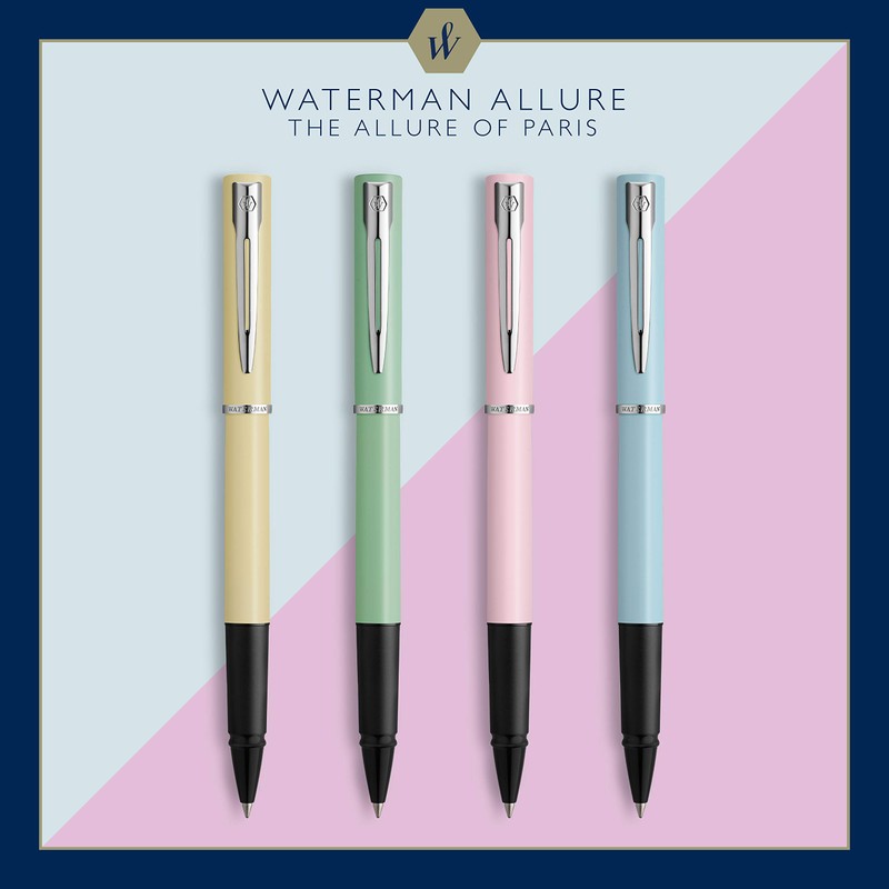Waterman Allure Rollerball Pen | Macaron Pink Pastel Lacquer |
