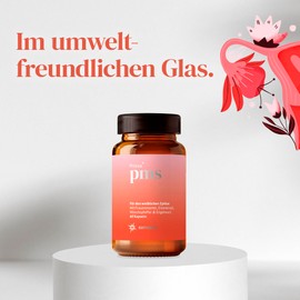 Sanopoly Priosa pms Capsules, Pack of 60, Dietary Supplement, Women, Vegan, Women's Coat, Monk Pepper & Vitamins to Relieve PMS Symptoms