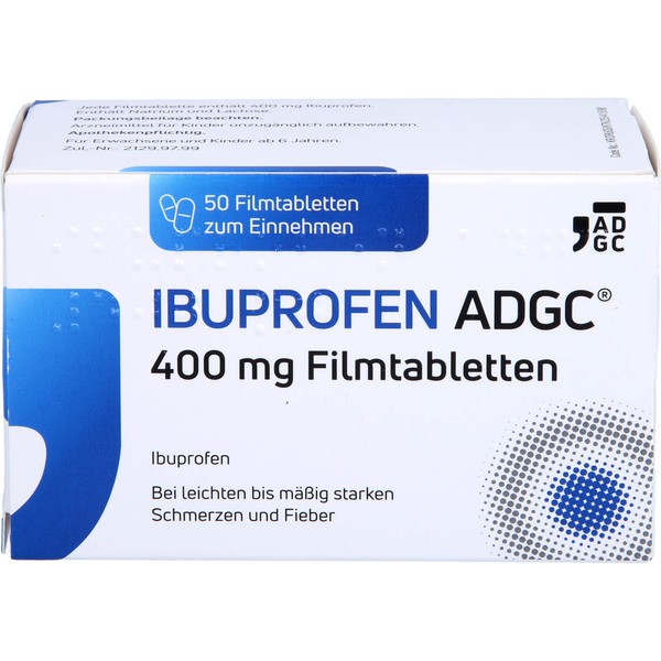 Ibuprofen Adgc 400mg Fta, 50 St FTA
