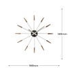 Elcomune NXT-J016 Radiant Clock corn Brown Wall Clock