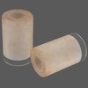 Anmire 2 Pack Tawny Linen Frosted Glass Shade, Cylinder Light