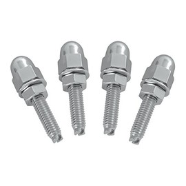 GG Grand General 50511 Chrome Acorn Nut Set- Bulk Pack Set of 4