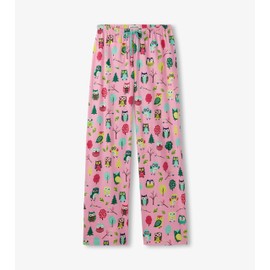 Little Blue House by Hatley Women's Jersey Pajama Pants, Owls, Small
