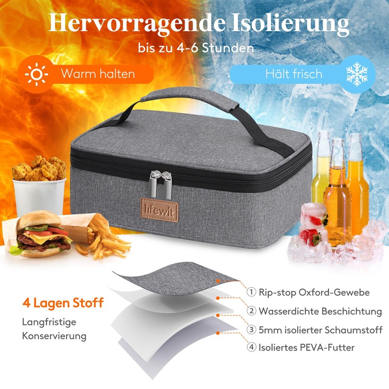Lifewit Cool Bag Small Insulated for Men Women Foldable Lunch