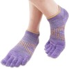 Asuka Women's 5 Toe Socks, Ankle Length, 9.1 - 9.8