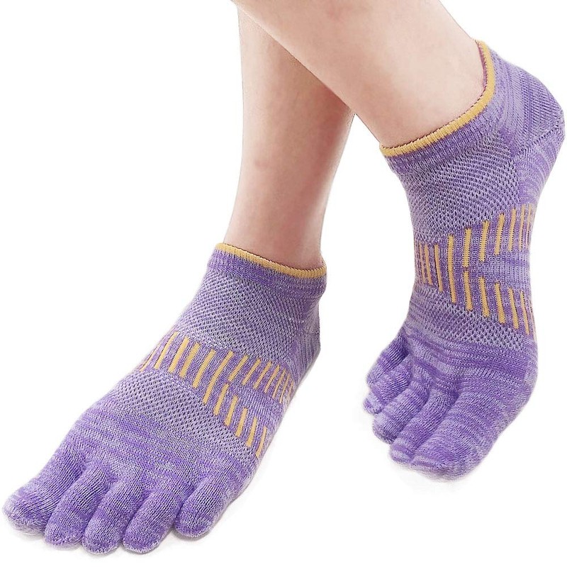 Asuka Women's 5 Toe Socks, Ankle Length, 9.1 - 9.8