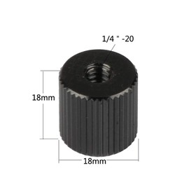 CAMVATE 1/4"-20 Female Screw Double Thread Adapter for Extension Arm - 2039