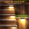 SOLPEX Solar Fence Lights, 6 LEDs Solar Lights Outdoor Waterproof