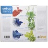 Elive Betta Fish Bowl / Betta Fish Tank with Planter,