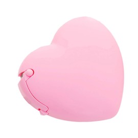 Pink Portable Candy Color Tape Dispenser Heart-Shaped Tape Dispenser Cute Roll Tape, Adhesives and Fasteners Tape Organizer Desk Home Office School Supply Tapes Office Tape Dispensers Office Supplies
