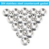 Ctyjia 10 PCS M8 Countersunk Washer, Stainless Steel Washers, Solid
