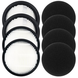 Hepa Filters Compatible With Laresar Elite 3/WLUPEL KBHO15 Vacuum Cleaner (4 Filters+4 Sponges)