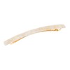 France Luxe Long and Skinny Barrette - Pavlova White