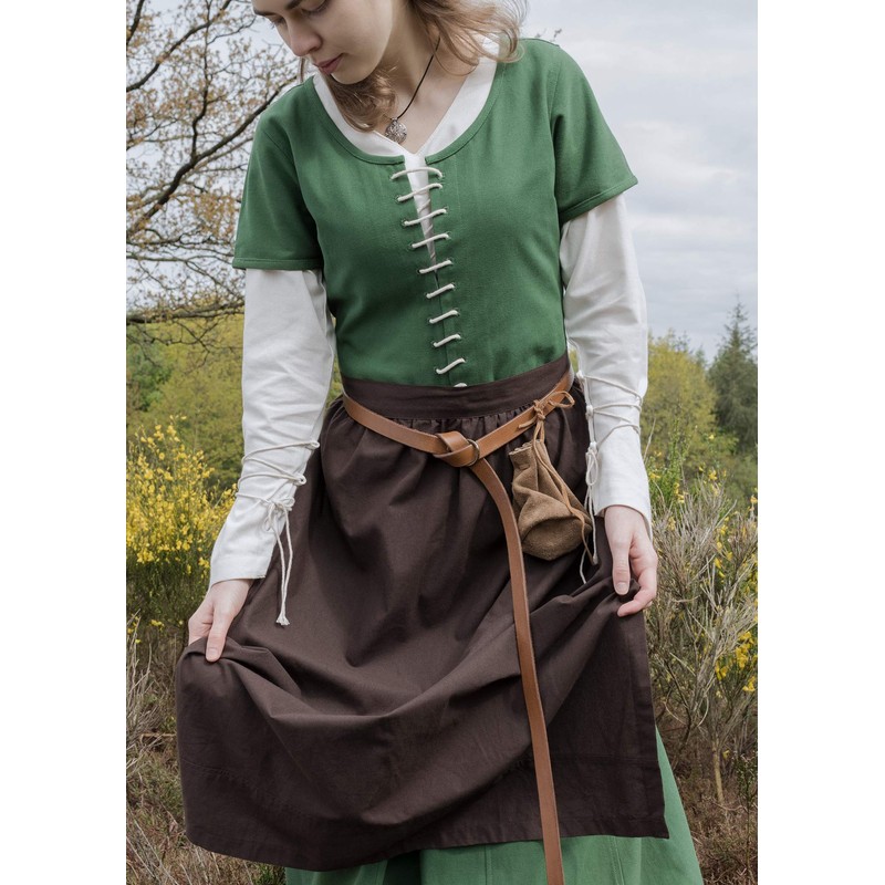 Battle-Merchant Long Medieval Cotton Apron for Medieval Viking LARP or