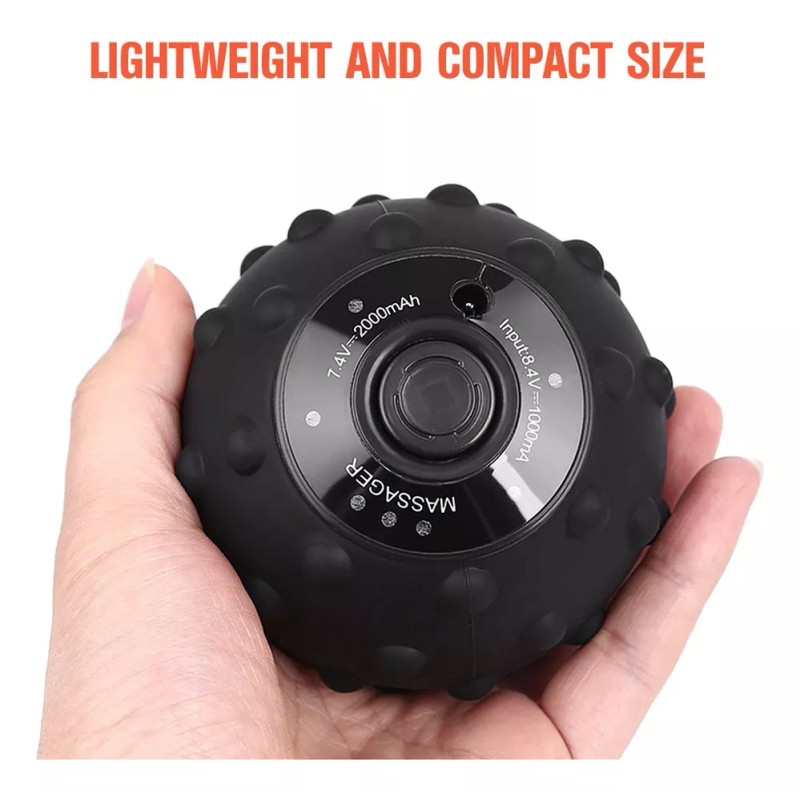 Alan - Pelota De Masaje Vibratoria De 4 Velocidades Mini