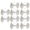 QANYEGN 900Pcs Flower Stamen, Double Heads Artificial Pearl Flower Stamen,