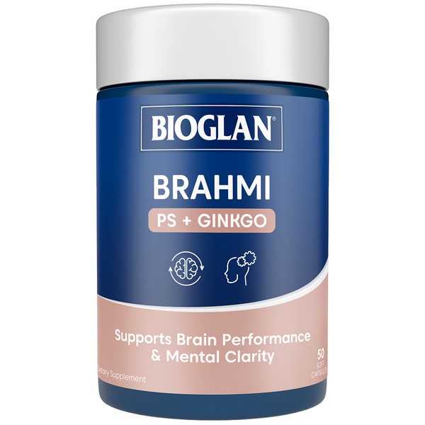 Bioglan Brahmi PS + Ginko Soft Capsules 50