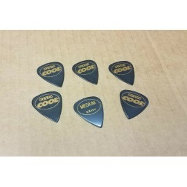 COOL PICKS 6 x Cool 0.80mm Ultra SR Standard Guitar Picks Rubberized grip Series Cellulon
