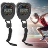 Stopwatch Timer, Multifunctional Stopwatch, Waterproof Dust and Shock Resistant, Suitable