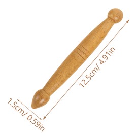 FRCOLOR Foot Massager 2pcs Wooden Reflexology Tools Foot Hand Massage Stick for Relaxation