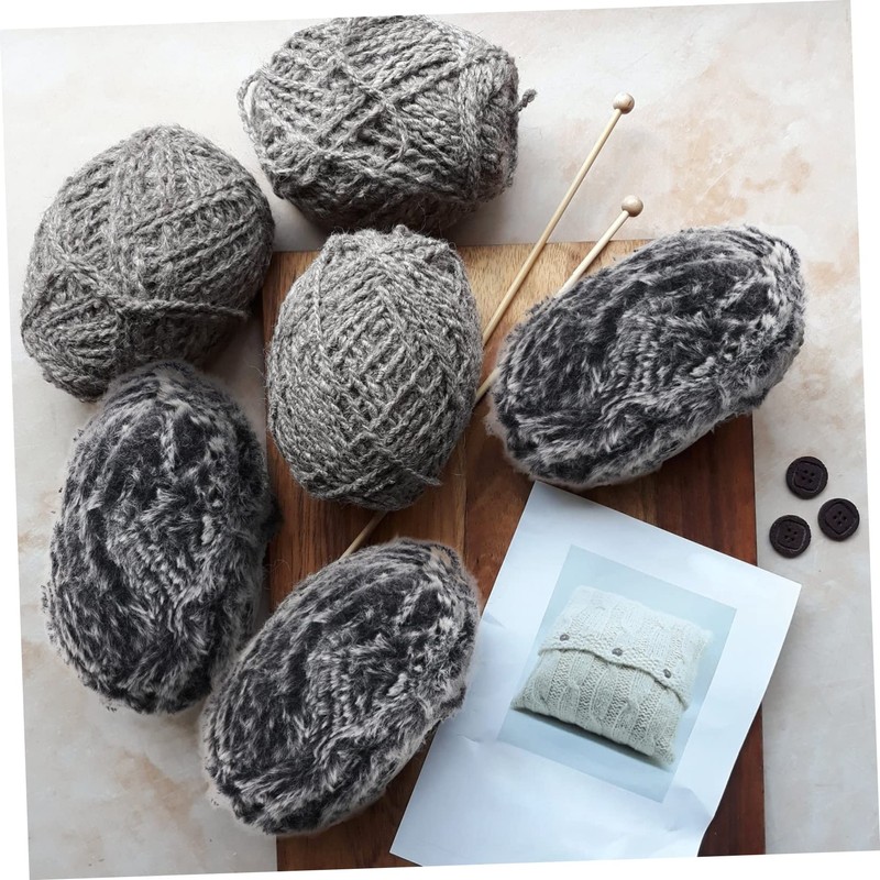 Gadpiparty Faux Fur Chunky Yarn for Crocheting Soft Fluffy Wool