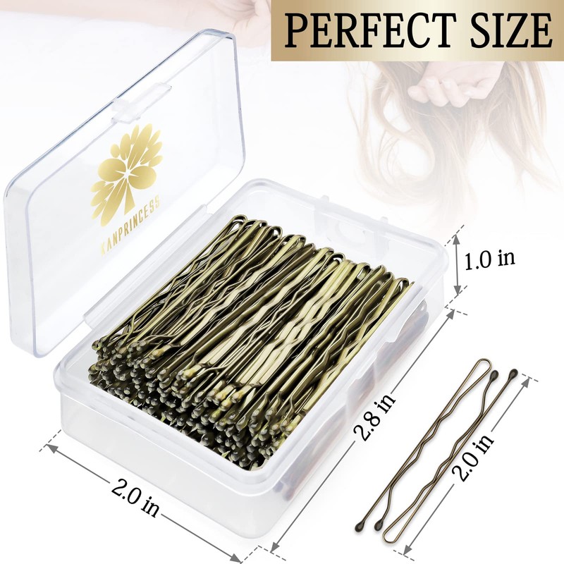 KANPRINCESS - Juego de 100 horquillas para el pelo de