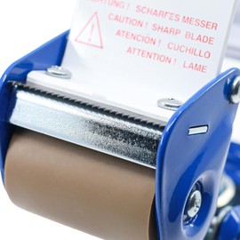 KLEBASTO Parcel Tape Dispenser Professional Design with Metal Frame Tape Dispenser for Parcel Tape (up to 50 mm Wide)